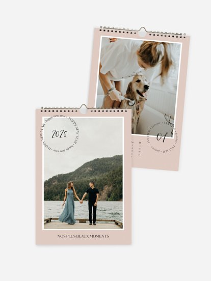 Calendrier mural Avec cachet