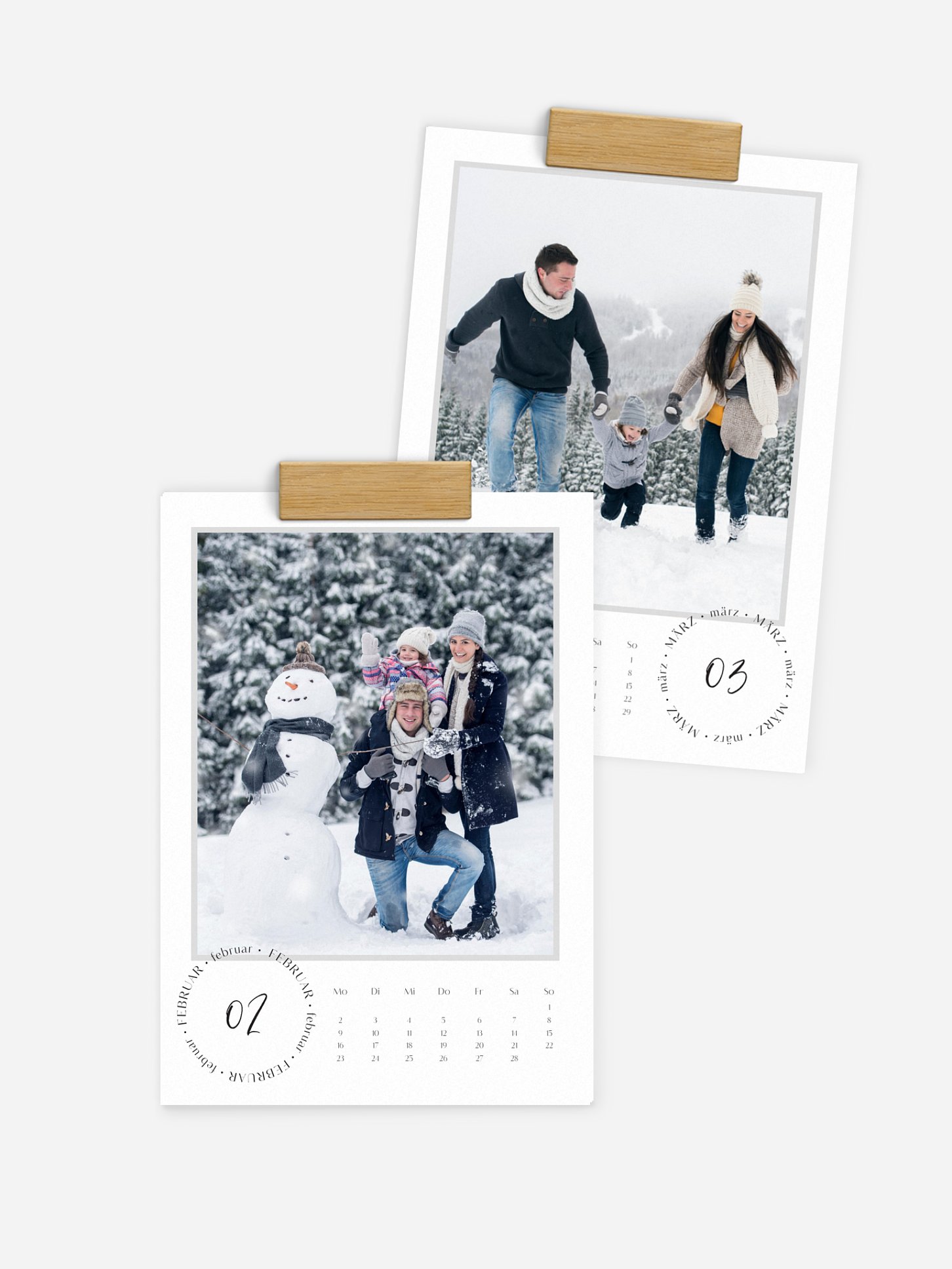 Wandkalender Soft Stamp