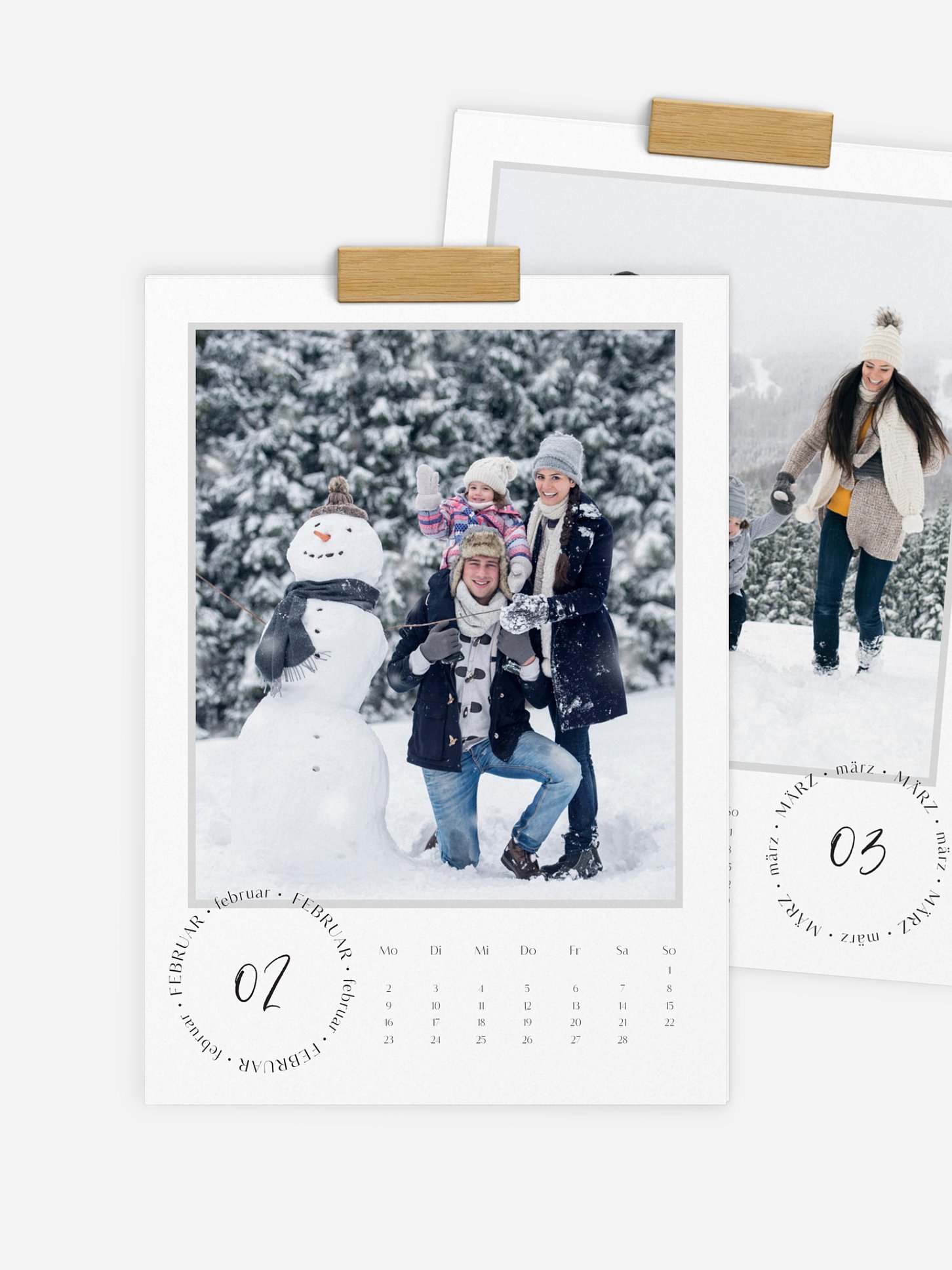 Wandkalender Soft Stamp