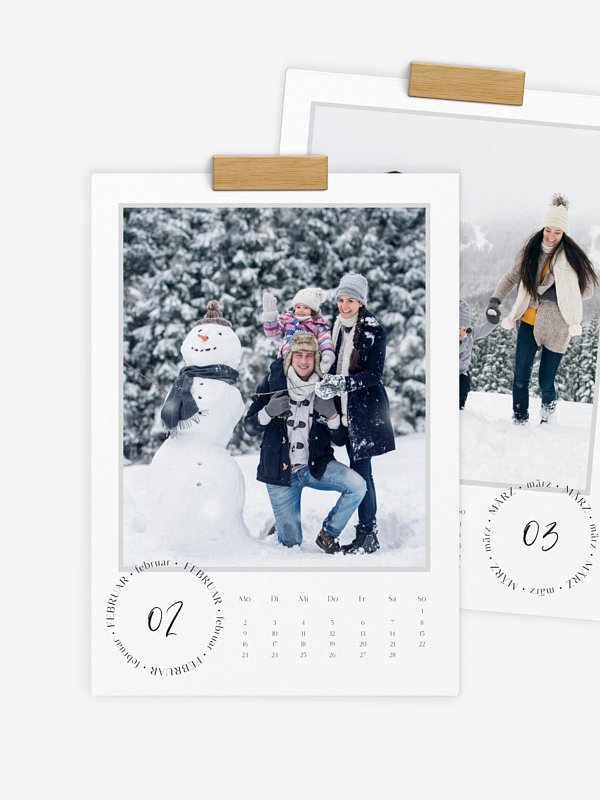 Wandkalender Soft Stamp