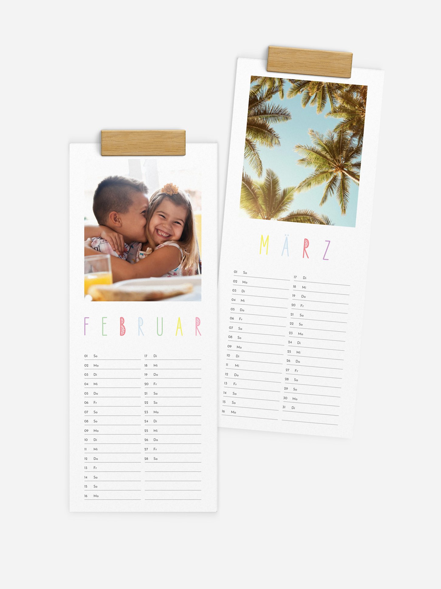 Wandkalender Colorful