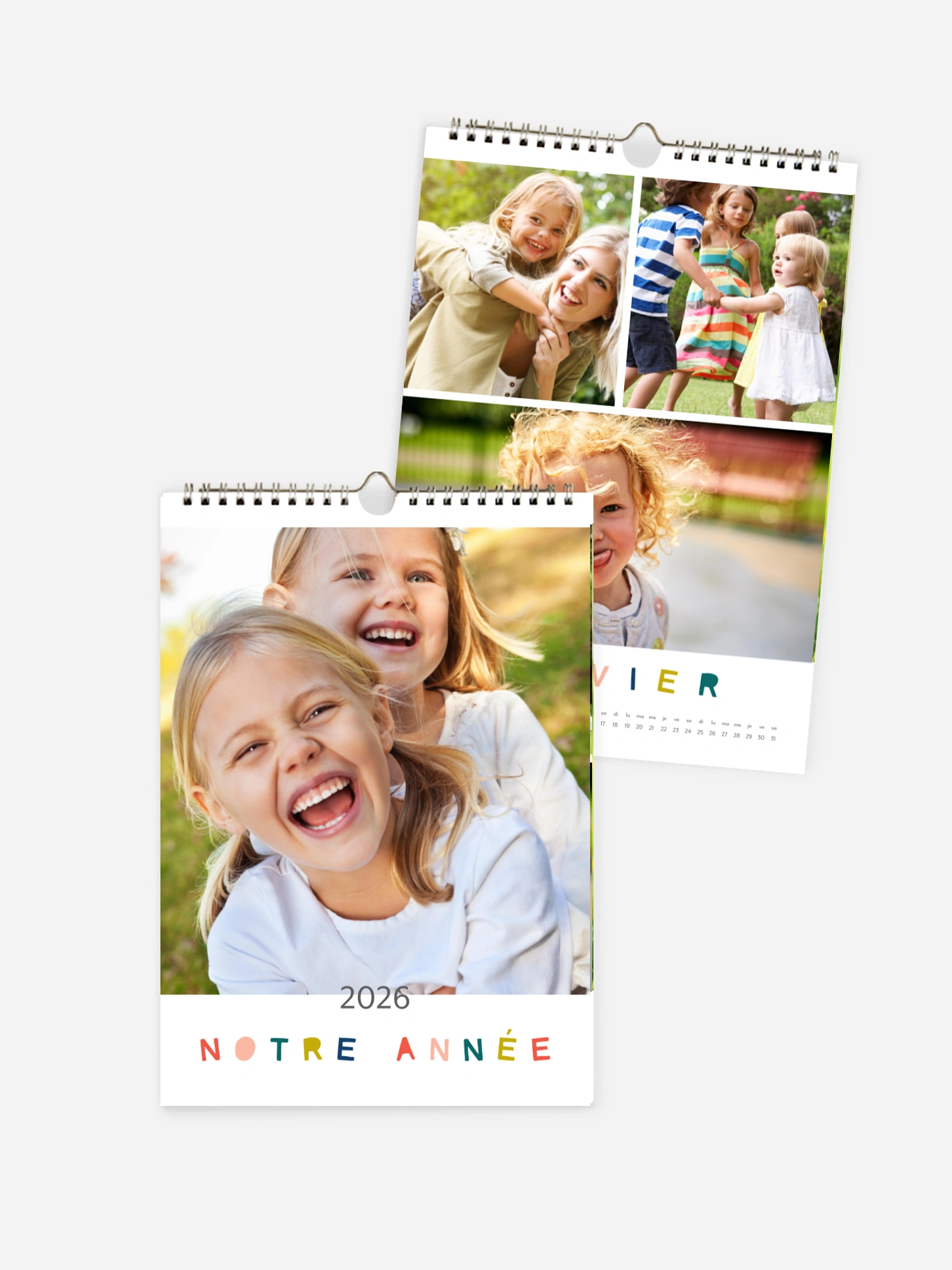 Calendrier mural Tout en couleur