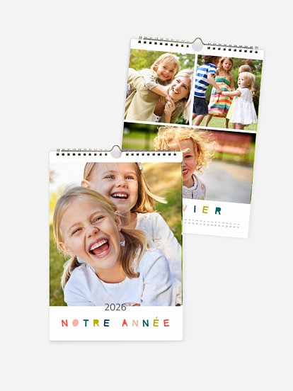 Calendrier mural Tout en couleur