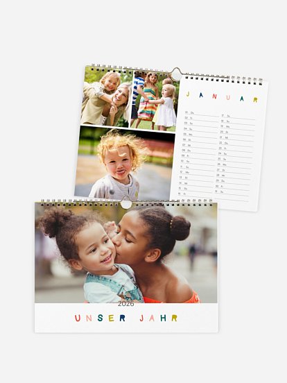 Wandkalender Buntes Jahr