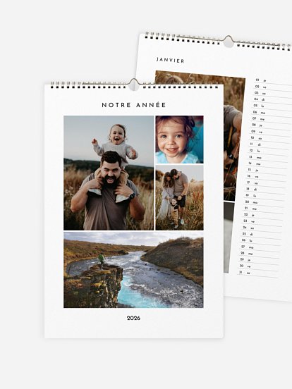 Calendrier mural Minimaliste