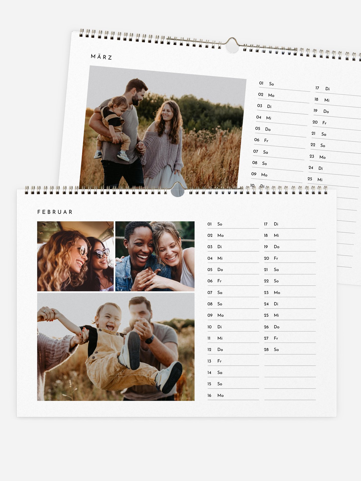 Wandkalender Minimalistic