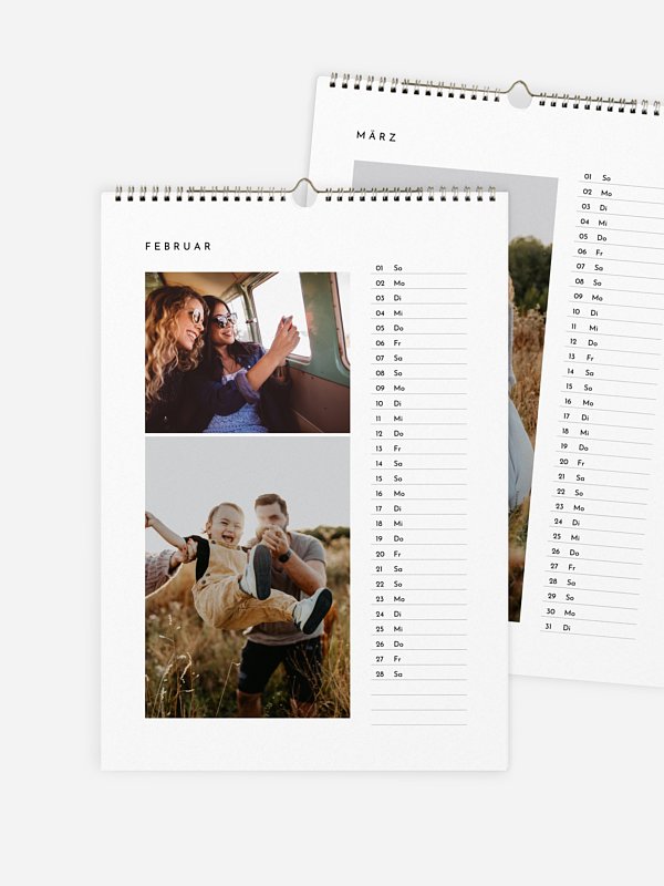 Wandkalender Minimalistic