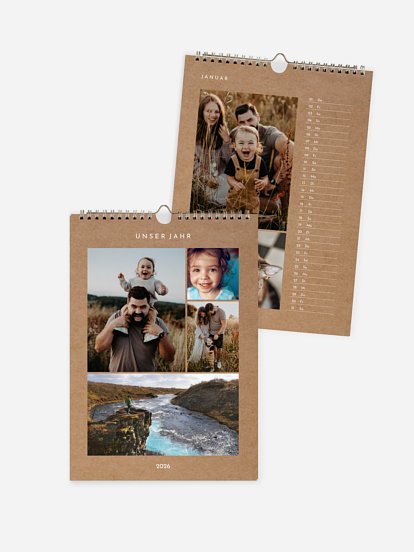 Wandkalender Minimalistic