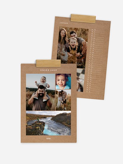 Wandkalender Minimalistic