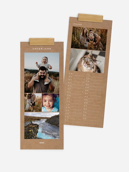 Wandkalender Minimalistic