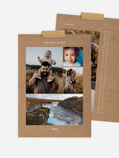 Wandkalender Minimalistic