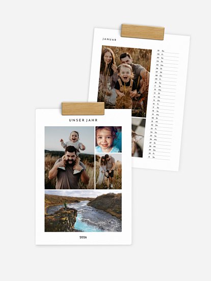 Wandkalender Minimalistic