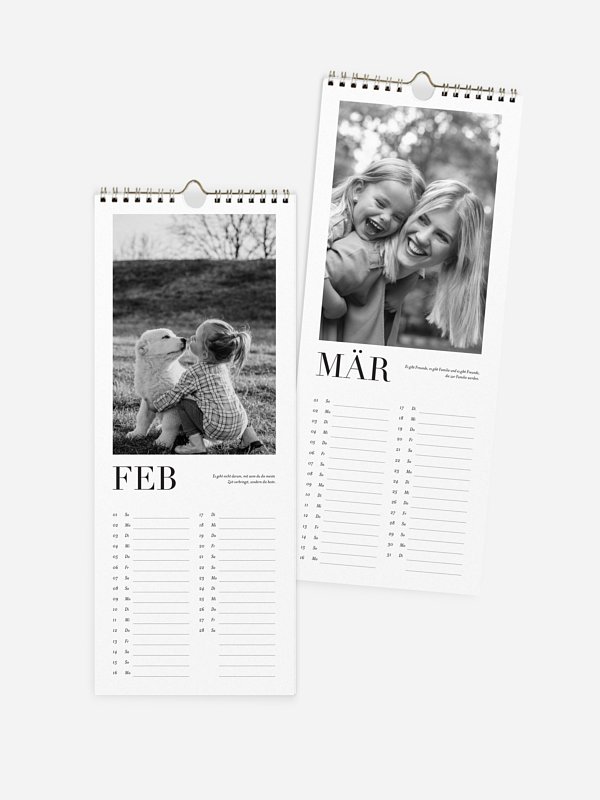 Wandkalender Colourless