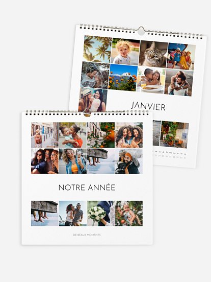 Calendrier mural Mosaïque du bonheur