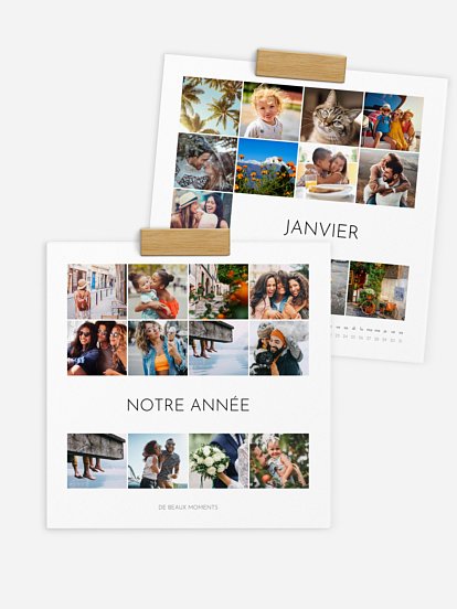 Calendrier mural Mosaïque du bonheur