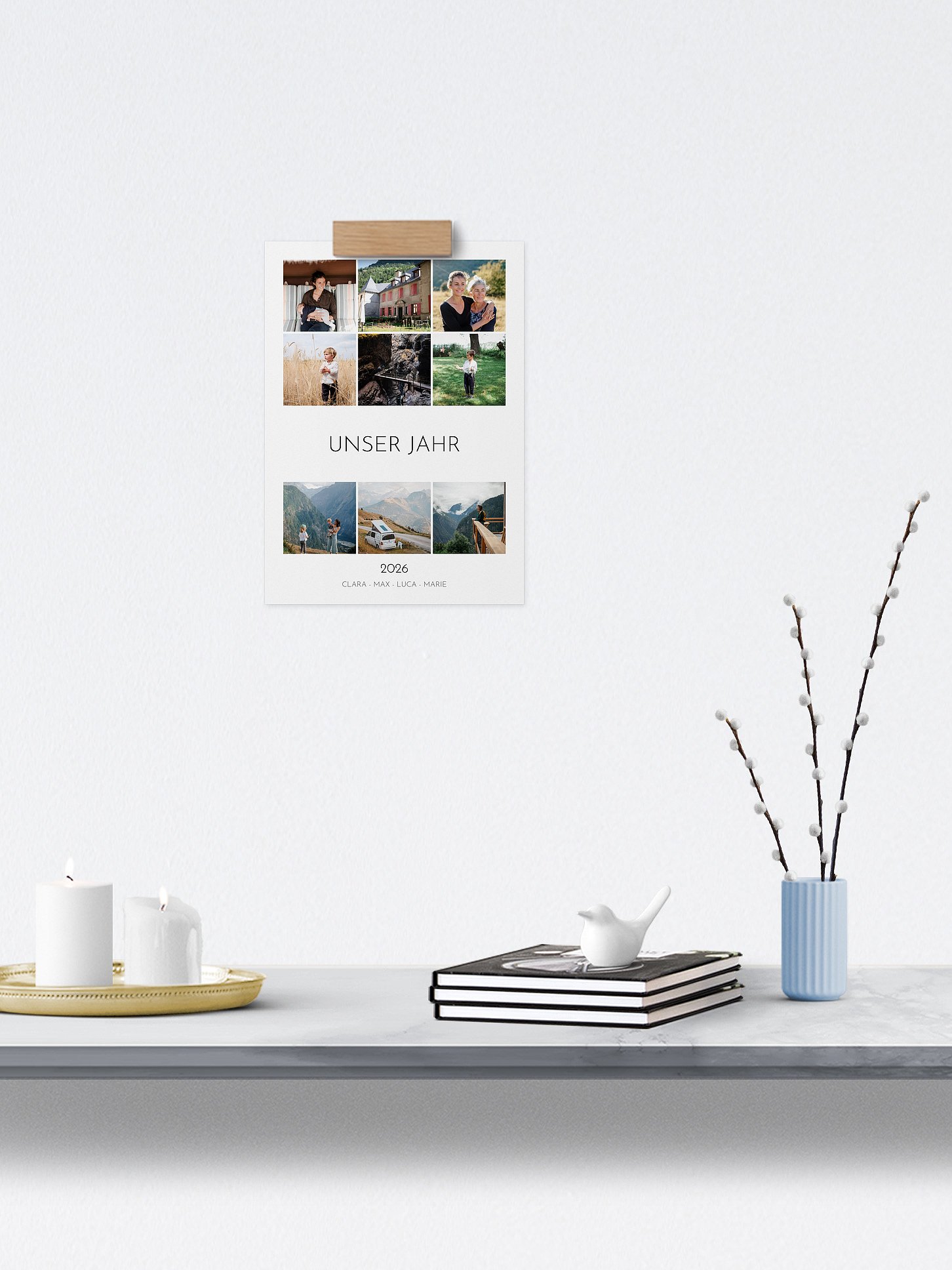 Wandkalender Glücksmosaik