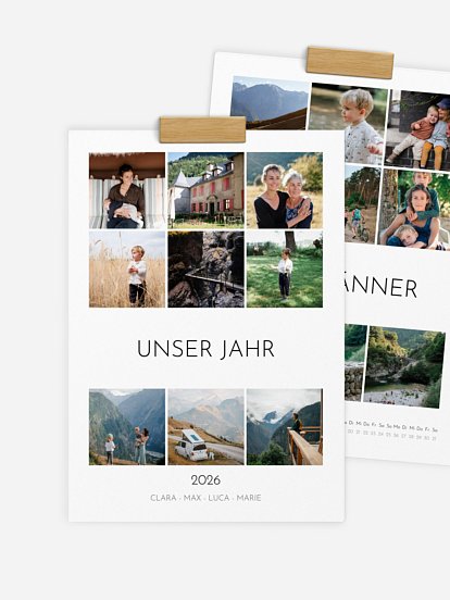 Wandkalender Glücksmosaik