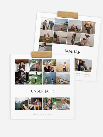 Wandkalender Glücksmosaik