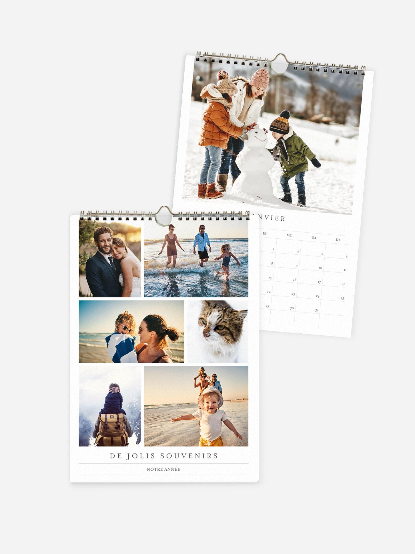 Calendrier mural Happy Collection