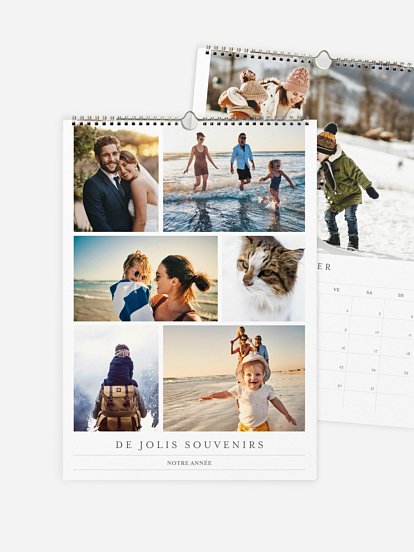 Calendrier mural Happy Collection