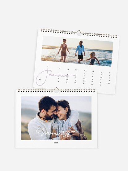 Calendrier mural Note contemporaine