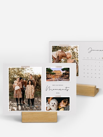 Calendrier Scrapbook Look