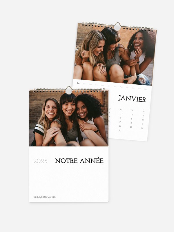 Calendrier mural Commençons l'année
