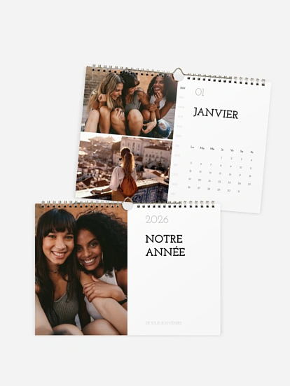 Calendrier mural Commençons l'année
