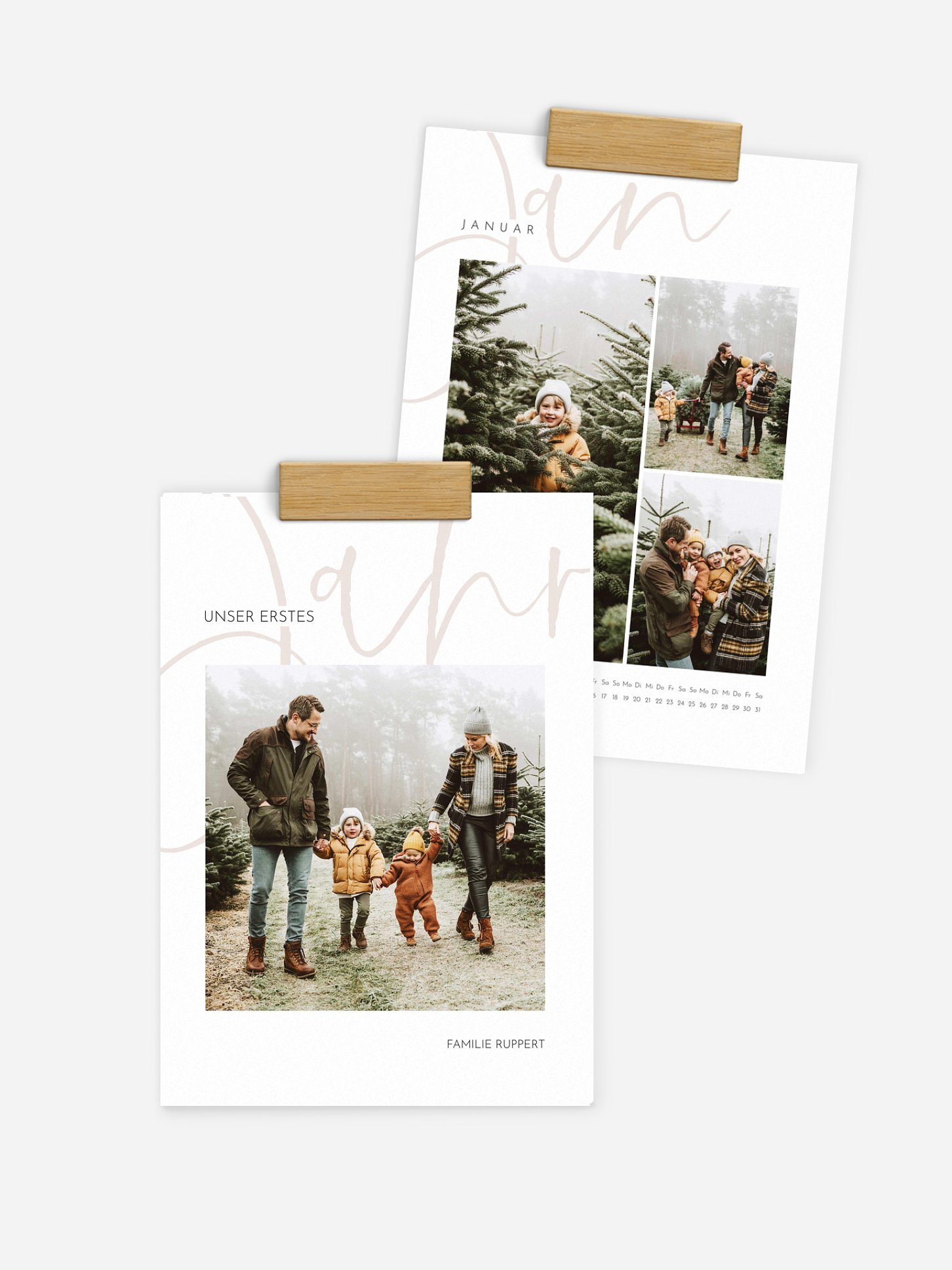 Wandkalender Big Letters