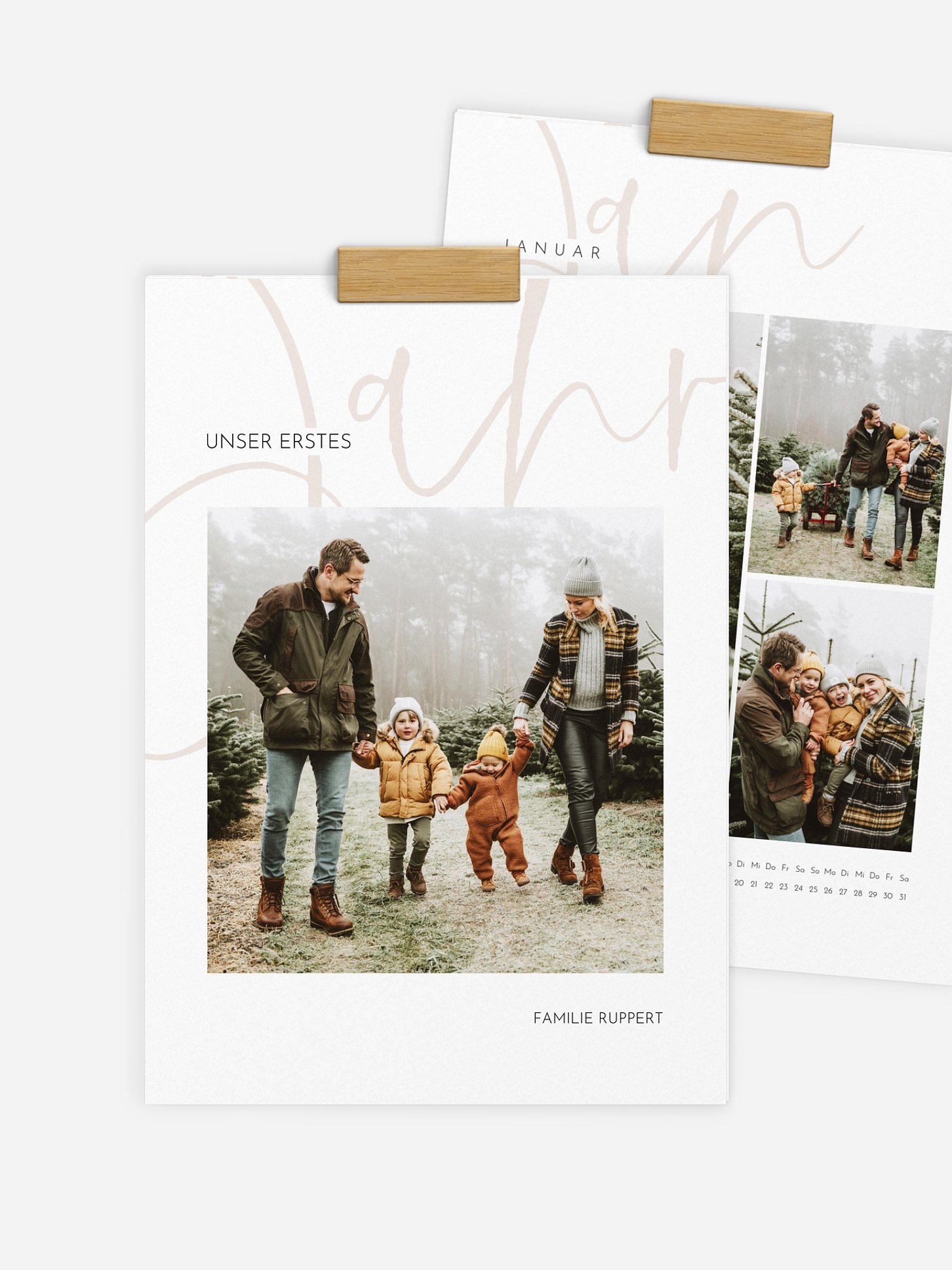 Wandkalender Big Letters