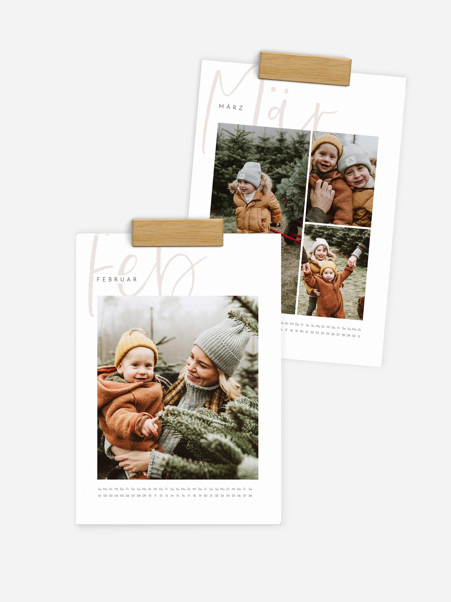Wandkalender Big Letters