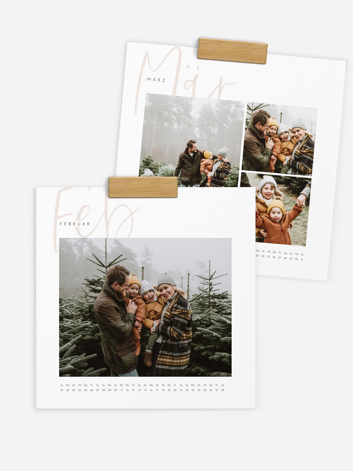 Wandkalender Big Letters
