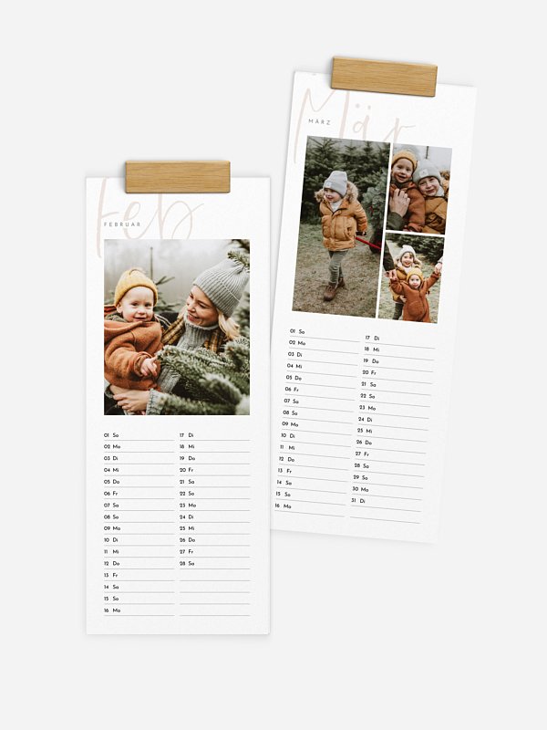 Wandkalender Big Letters