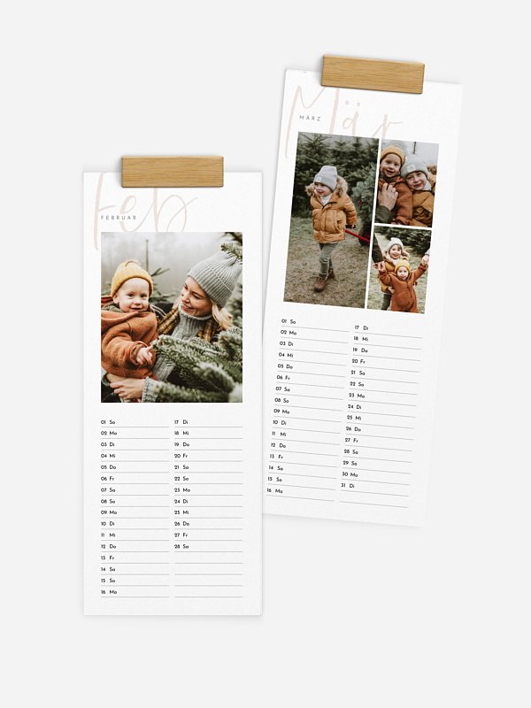 Wandkalender Big Letters