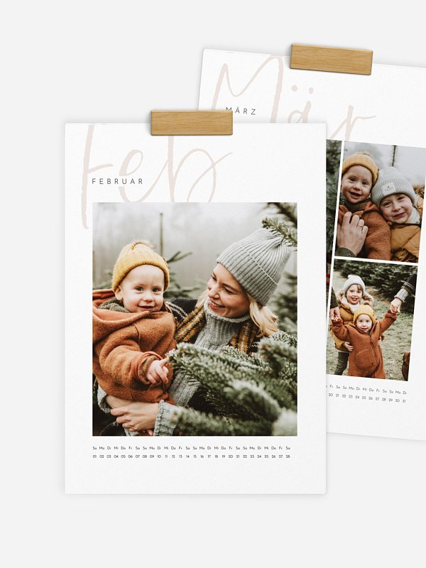 Wandkalender Big Letters