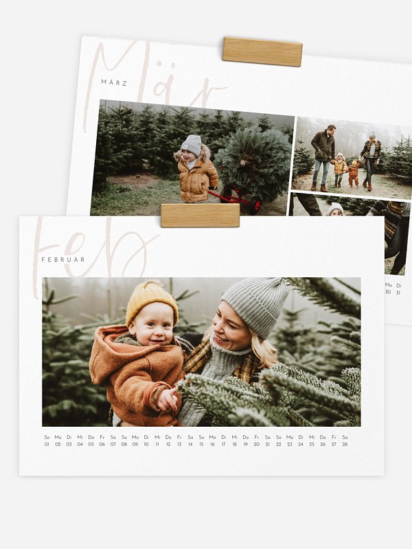 Wandkalender Big Letters