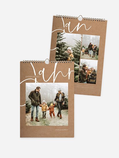 Wandkalender Big Letters