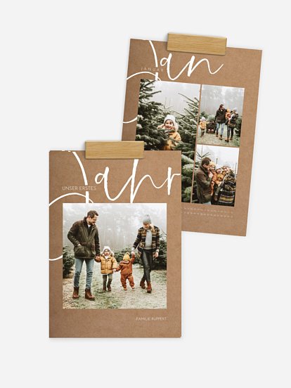 Wandkalender Big Letters