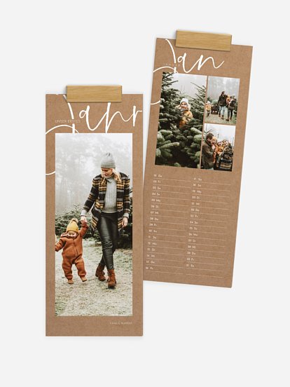 Wandkalender Big Letters