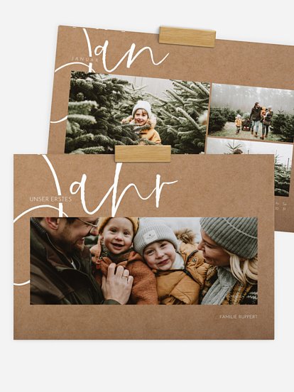 Wandkalender Big Letters