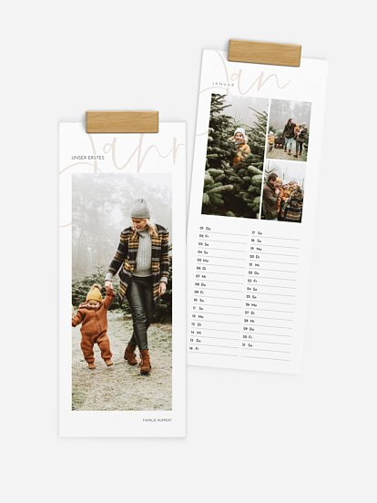 Wandkalender Big Letters