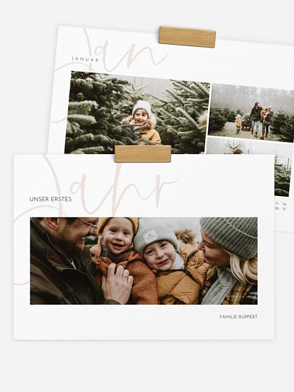 Wandkalender Big Letters