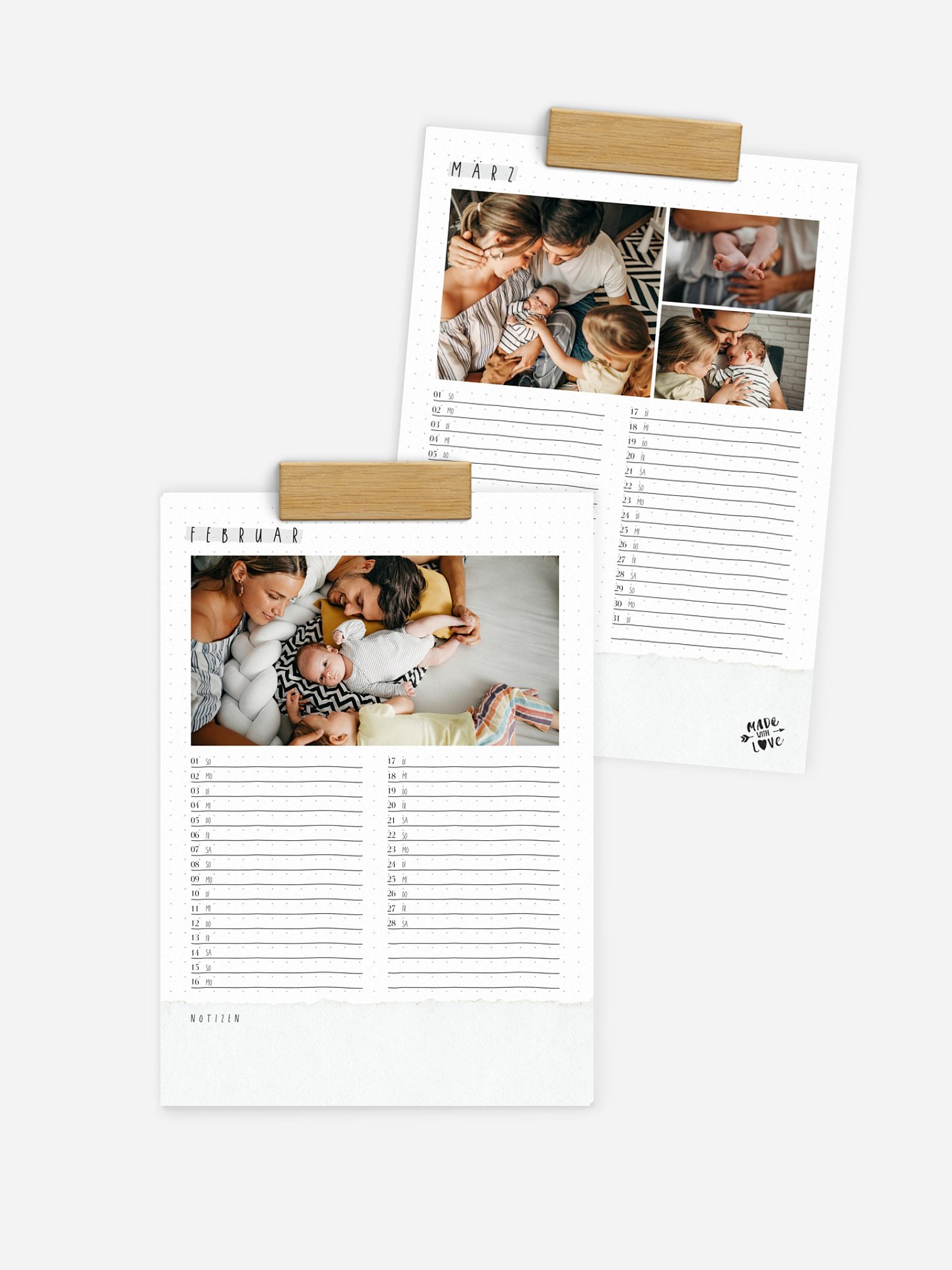 Wandkalender Note it down