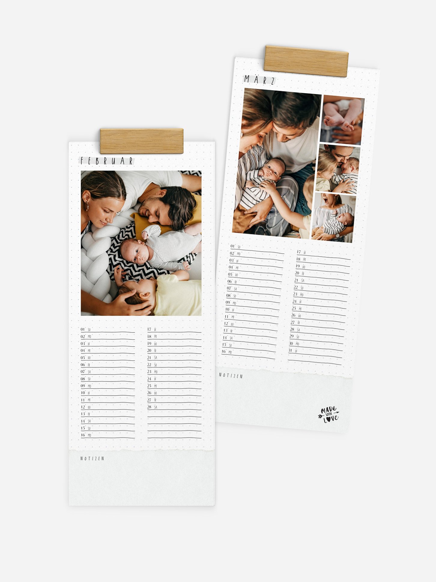 Wandkalender Note it down