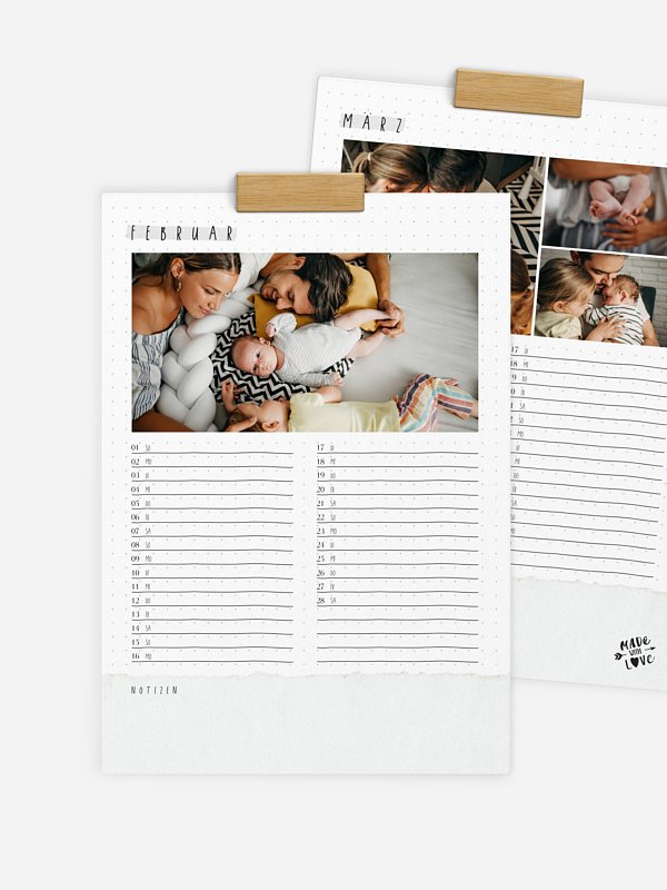 Wandkalender Note it down
