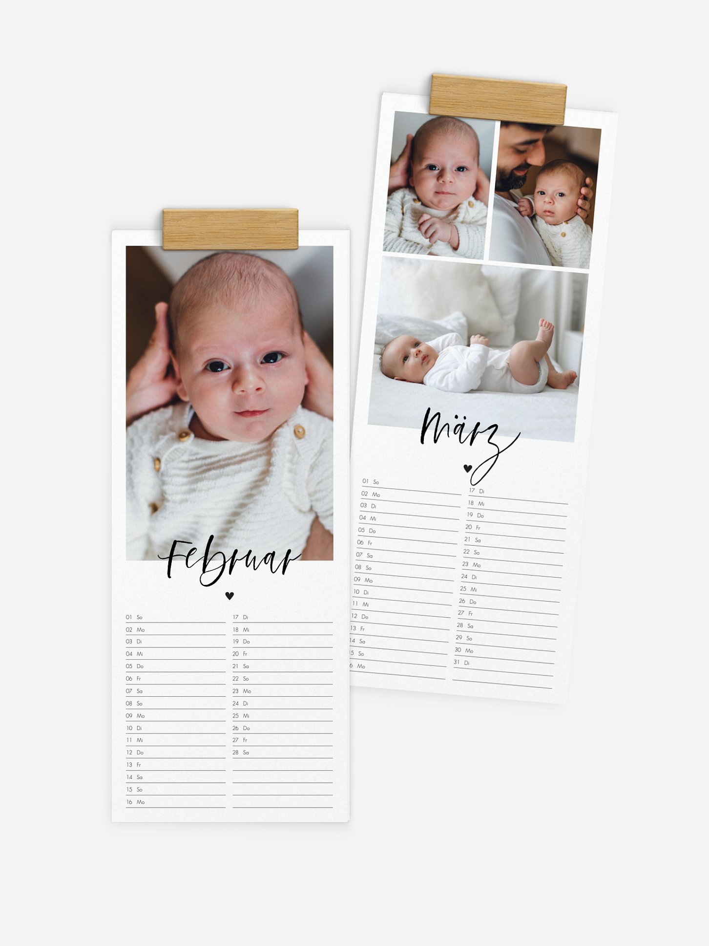 Wandkalender Year Of Heart