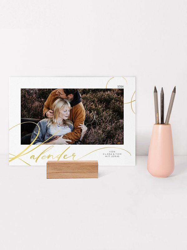 Tischkalender Letter Art