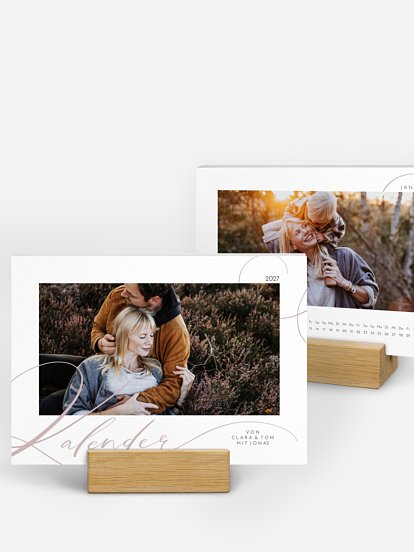 Tischkalender Letter Art