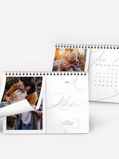 Tischkalender Letter Art