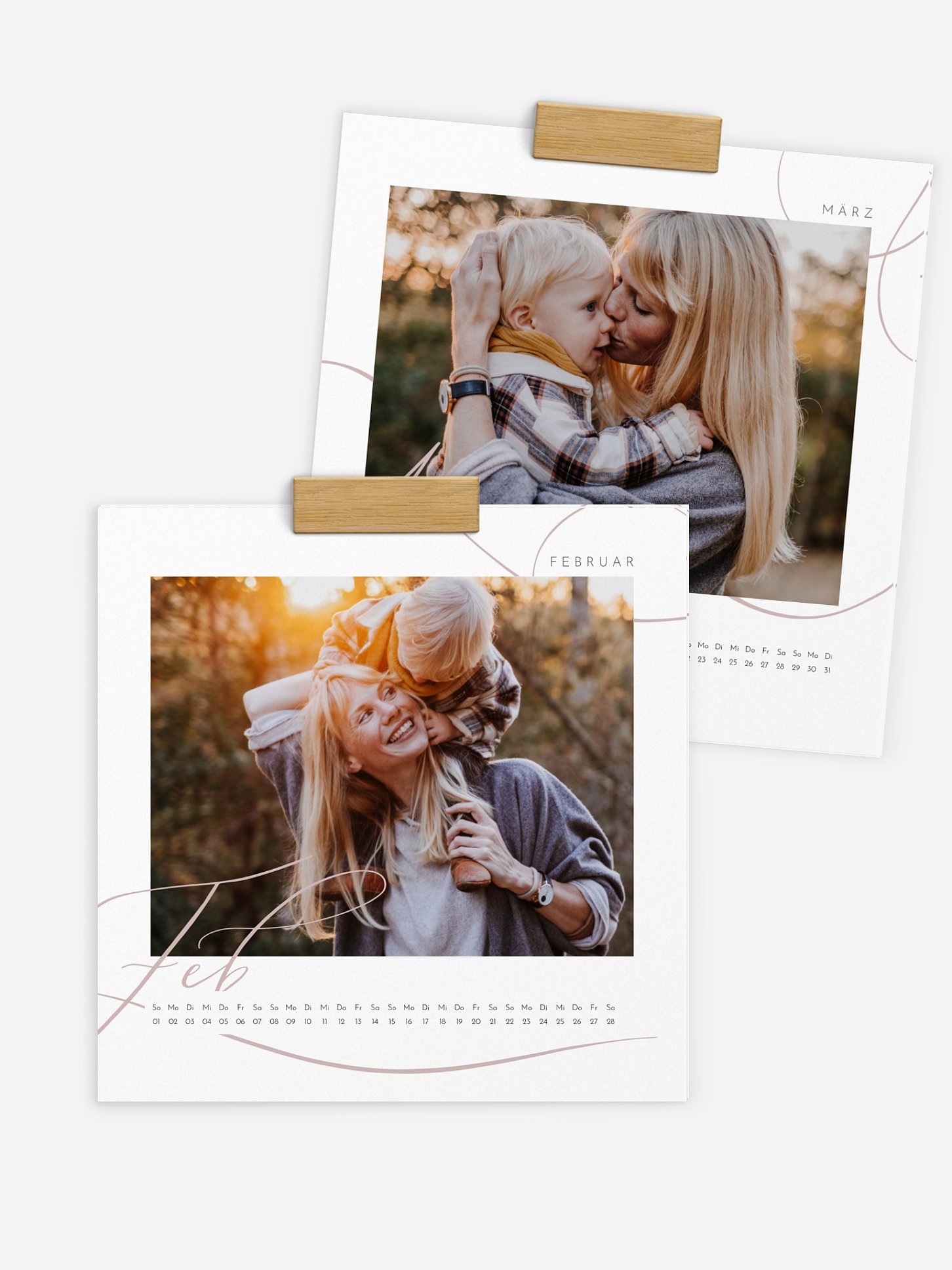 Wandkalender Letter Art